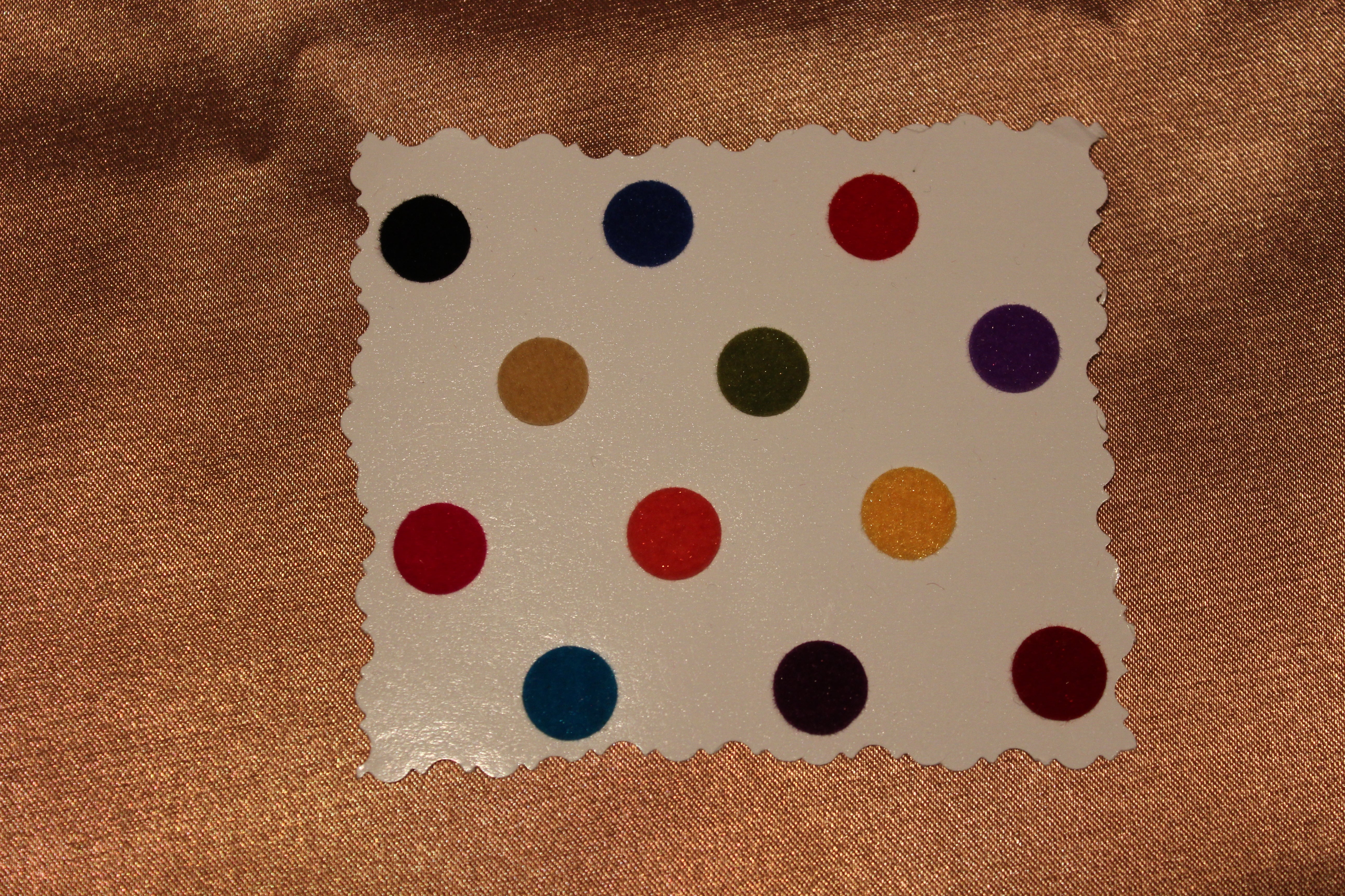 Bindis are coloured dots worn on the centre of a woman's forehead, they come in various designs and shapes.   A card of bindis come in different colours and are reusable. To reuse the adhesive after it is worn off, we recommend the use of eyelash glue for application.     ***KINDLY NOTE THAT COLOURS MAY VARY FROM PICTURE***